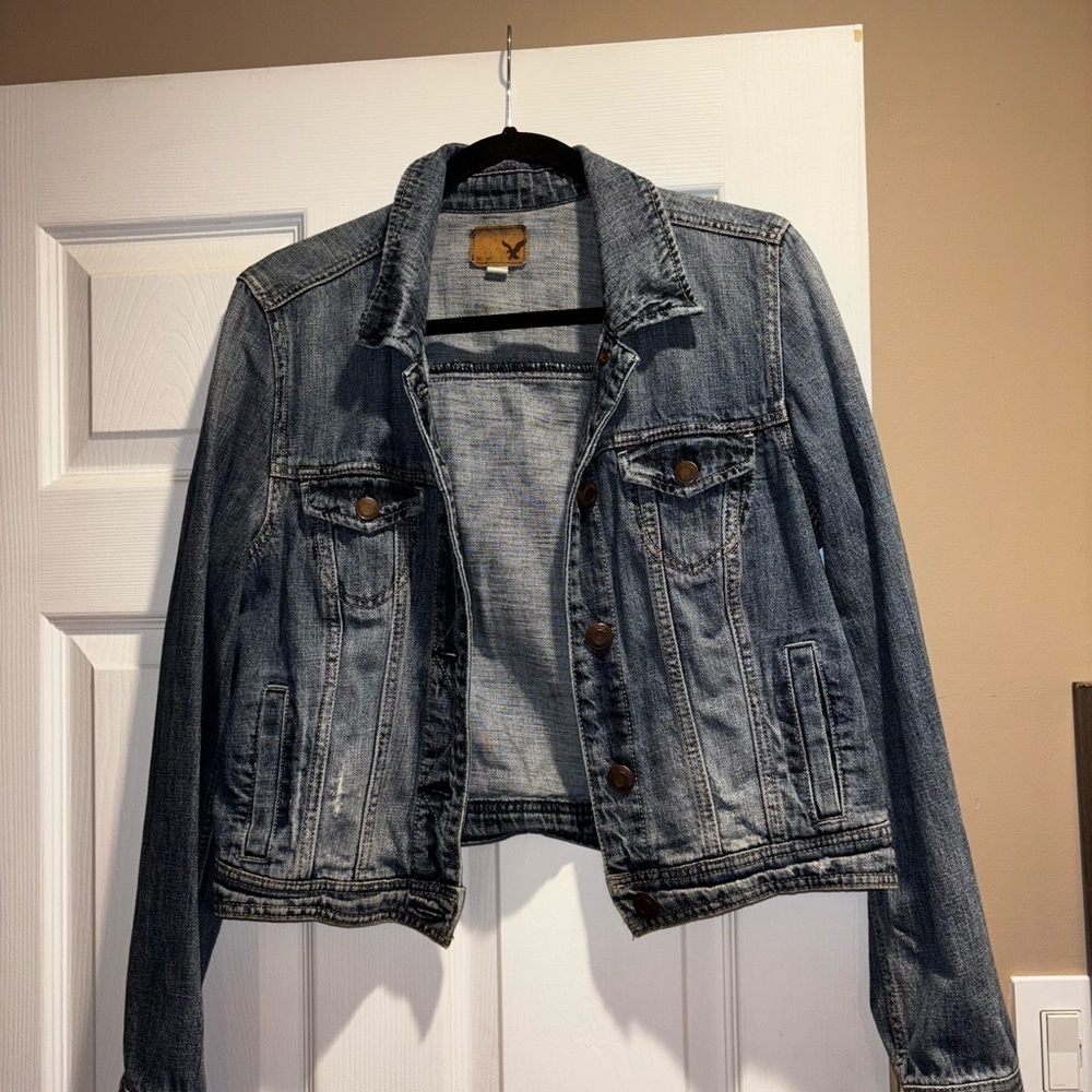 American Eagle Outfitters Blue Jean Jacket